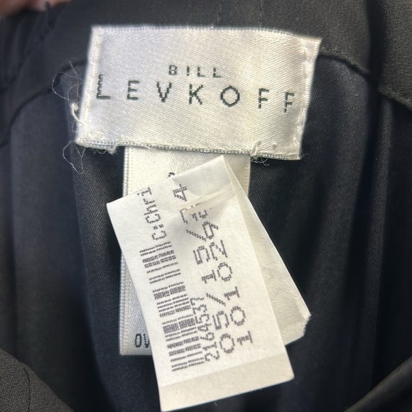 Bill Levkoff Black Bodice Strappy Formal Long Black Sleeveless Gown Size… - Picture 7 of 13